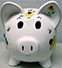 Black Eyed Susan Flower Piggy Bank Artist Original 10 inch