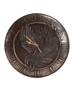 Eagle Clock - bronze
