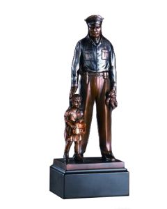Policeman With A Child
