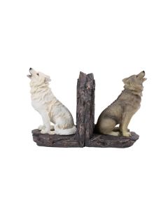 Wolf Bookends
