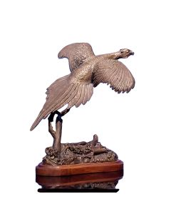 Bronze Pheasant Statue - Made in USA
