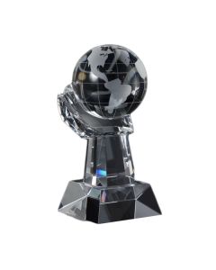 Crystal Globe - Held by Hand - 3 sizes