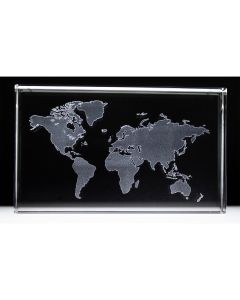 Global Map Paperweight