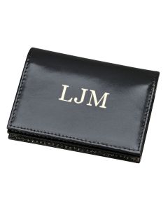 Quality Black Leather Business Card Case