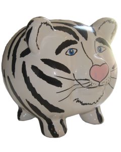 White Tiger Piggy Bank
