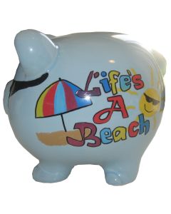 Beach Vacation Piggy Bank

