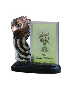 Eagle Head w/Flag Picture Frame
