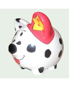Dalmatian Fire Dog Piggy Bank
