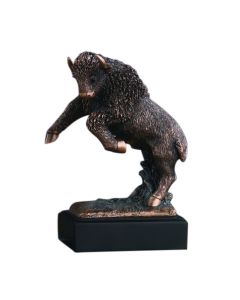Pawing the Air - Buffalo statue 6"
