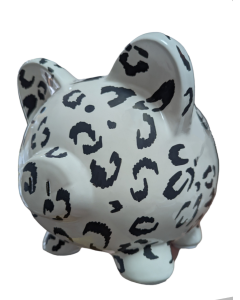 Snow Leopard Piggy Bank