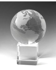 Globe on Cube latitude - 3 Sizes