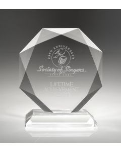Diamond Award 3/4" crystal 6, 8, 9"
