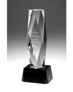 Monarch Crystal Award | With Base 8, 10, 12"

