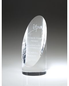 Cylinder Crystal Award 6, 7, 8"