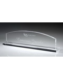 Crystal Name Plate 13" Customize
