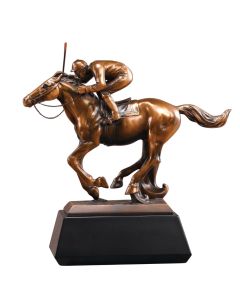 Racing Jockey 12" Statue Add Name