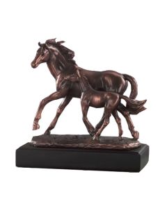 Mare and Colt Sculpture 
