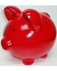 Red Piggy Banks - 8 shades, 3 sizes
