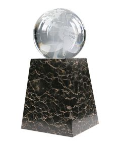 Globe on Marble Stand
