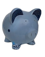 Boy's Blue Piggy Bank

