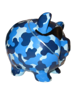 Navy Camouflage Piggy Bank