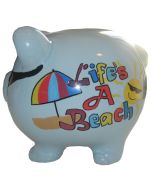 Beach Vacation Piggy Bank
