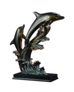 Two Dolphin Statue BIG 23" Customize
