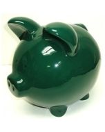 May Birthstone Ceramic Piggy Bank