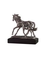 Mother and Foal horse statue