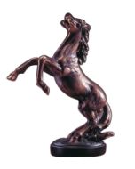 21" Wild Horse Rearing statue
