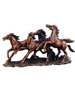 Awesome Four Horse Sculpture
