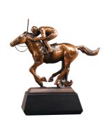 Racing Jockey 12" Statue Add Name